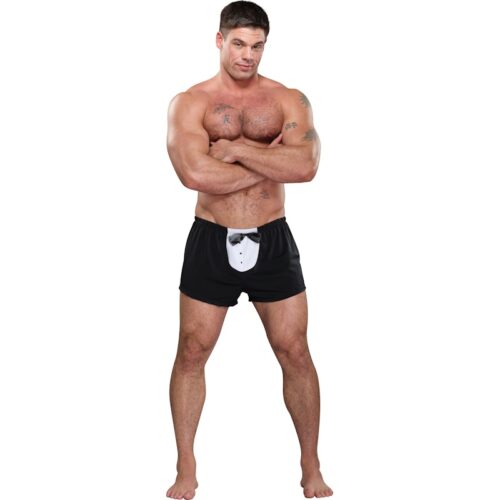Tuxedo Boxer Novelty Underwear Black - Image 3