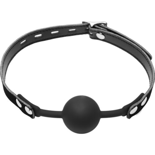 Premium Hush Locking Silicone Comfort Ball Gag - Image 3