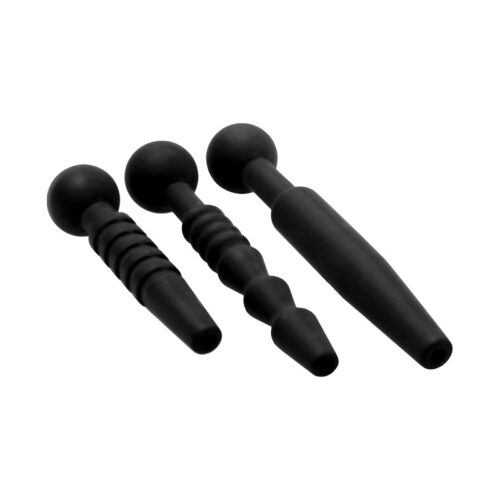 Dark Rods 3 Pc Silicone Penis Plug Set - Image 5