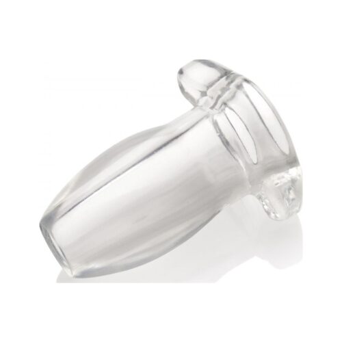 PeepHole Clear Hollow Anal Plug Small - Image 5
