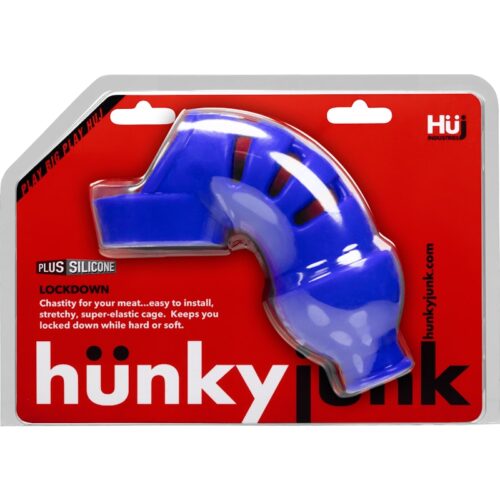 LOCKDOWN Cage Chastity by Hunkyjunk Cobalt - Image 3