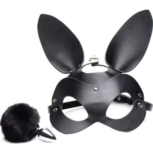 Bunny Tail Anal Plug and Mask Set - Image 5