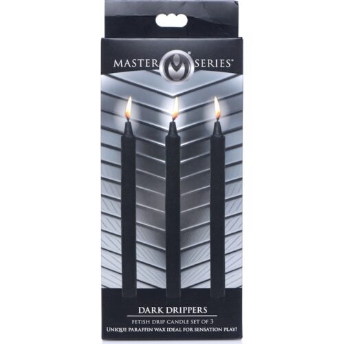 Fetish Drip Candles 3 Pk Black