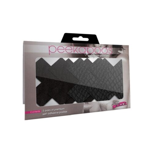 Classic Black X Pasties - Image 3