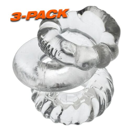 Bonemaker 3 Pc Cockring Set Clear - Image 3