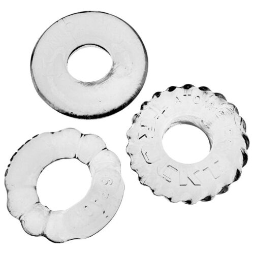 Bonemaker 3 Pc Cockring Set Clear - Image 4
