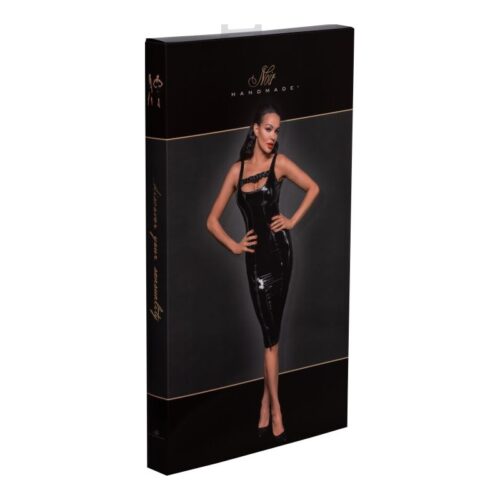 PVC Midi Dress w Front Zipper - Image 7