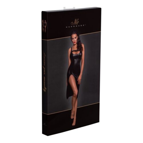Power Wetlook Midi Dress w Front Zipper - Image 5