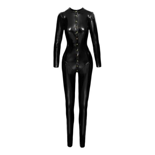 Long Button Up PVC Overall - Image 5