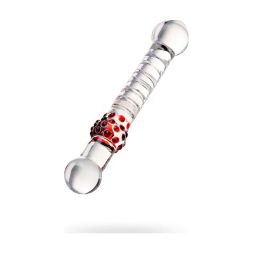 Sexus Glass Dildo Duo Bulb 22cm - Image 3