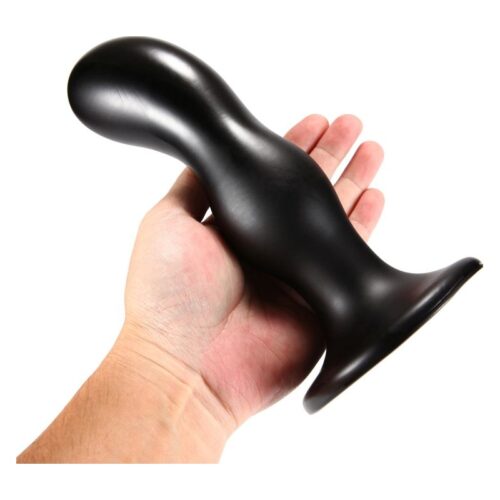 Oval Head Butt Plug Black - Image 3