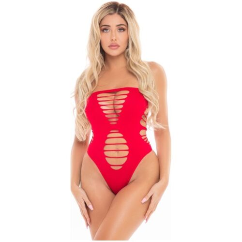 Treat Me Right Seamless Bodysuit Red