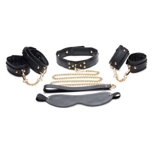 Golden Submission Bondage Set Black - Image 5