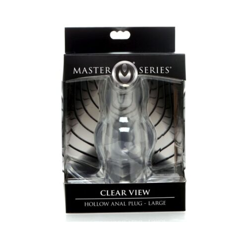 Clear View Hollow Anal Plug Large - Image 5