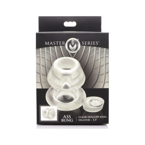 Ass Bung Clear Hollow Anal Dilator 3.5in Large - Image 5