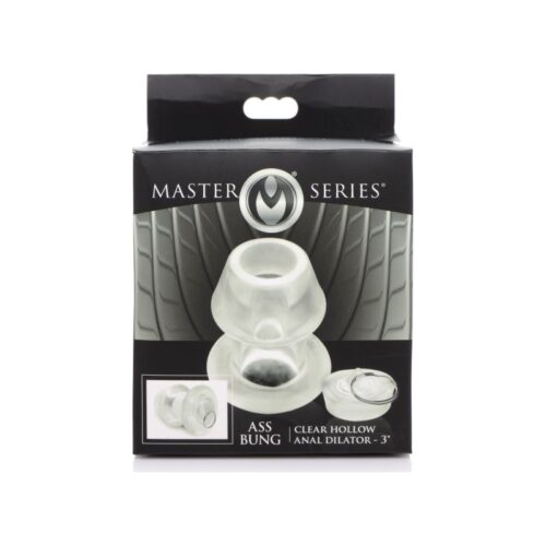 Ass Bung Clear Hollow Anal Dilator 3in Medium - Image 4