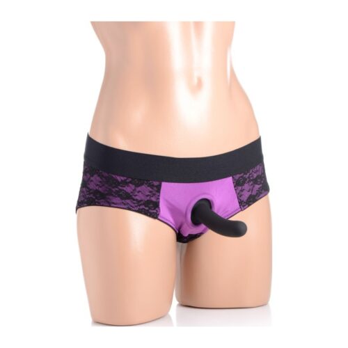 Lace Envy Panty Harness Purple L/XL - Image 3