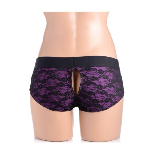 Lace Envy Panty Harness Purple L/XL - Image 5