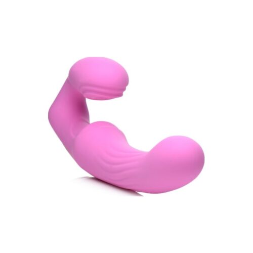 15X U-Pulse Strapless Strap-On w Remote Pink - Image 5