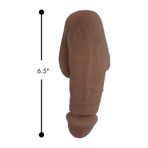 Large Bulge Soft Packer Dildo Medium Tone - Image 3