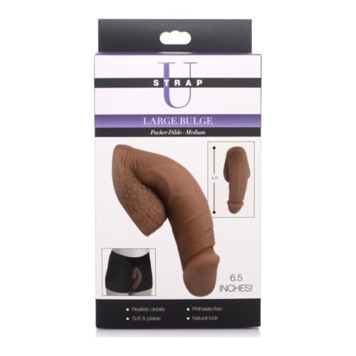 Large Bulge Soft Packer Dildo Medium Tone - Image 6