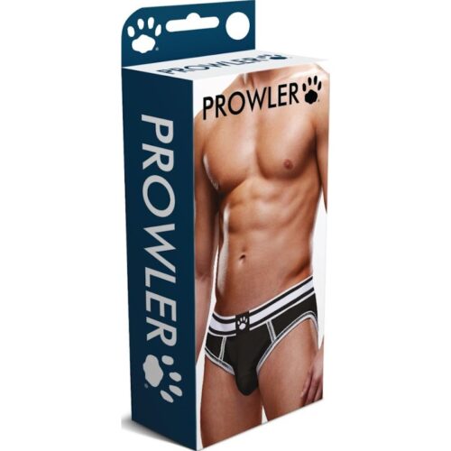 Prowler Open Brief Black/White - Image 4