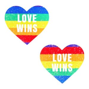 Love Wins Pride Love Heart Pasties