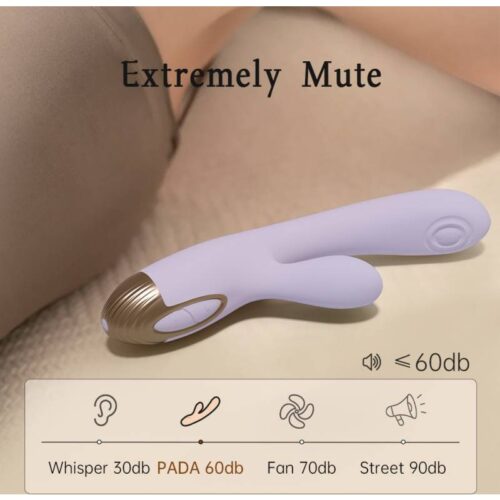 Pada Rabbit and G-Spot Pulsing Vibrator Purple - Image 4
