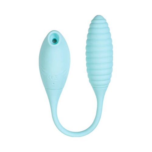 JOS Roow Vaginal and Clitoral Air Pulse Stimulator Blue - Image 3