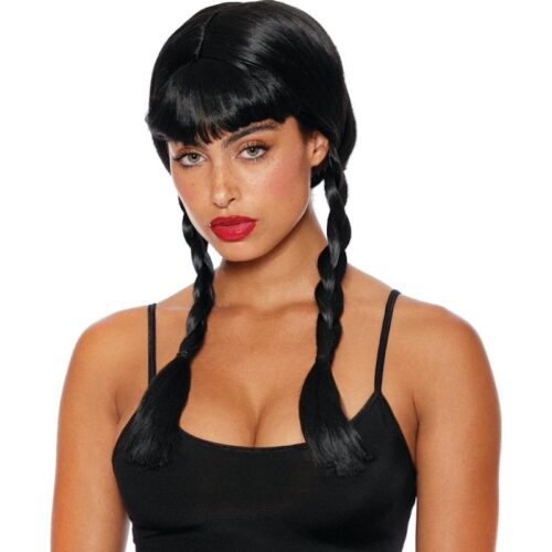 Dreamgirl Double Braid Wig With Bangs - Image 3