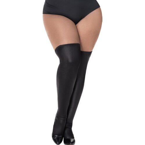 Thigh Highs Vinyl Gloss Black - Image 3
