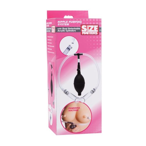 Nipple Pumping System with Dual Cylinders