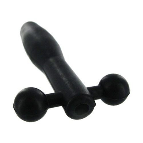 Silicone Cum-Thru Barbell Penis Plug - Image 4
