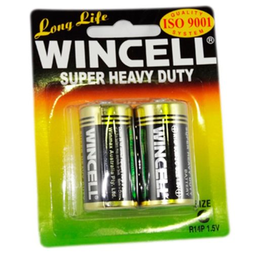 Wincell Super Heavy Duty C Size Carded 2Pk Battery - Image 3