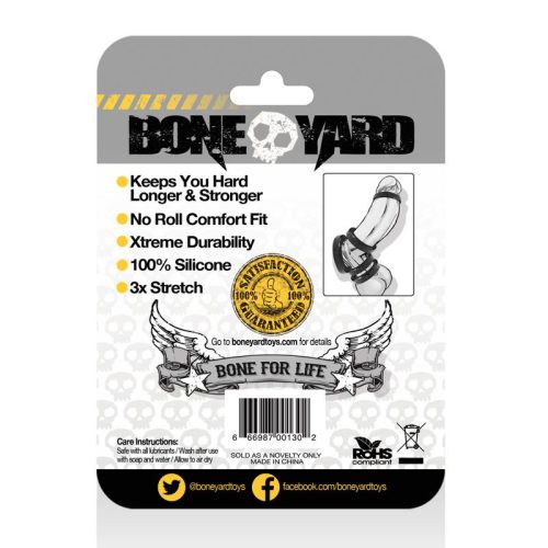 Boneyard Silicone Ring 30mm Black - Image 7