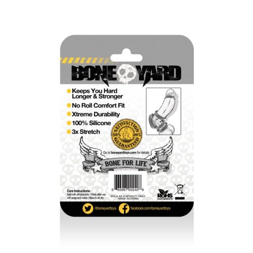 Boneyard Silicone Ring 40mm Black - Image 5