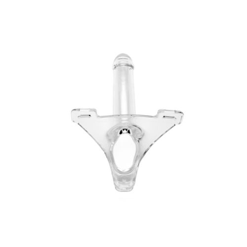 Zoro Knight 6in Hollow Shaft Clear Strap On - Image 8