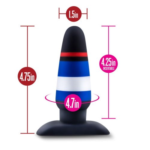 Avant Pride P4 Power Play Silicone Butt Plug - Image 7