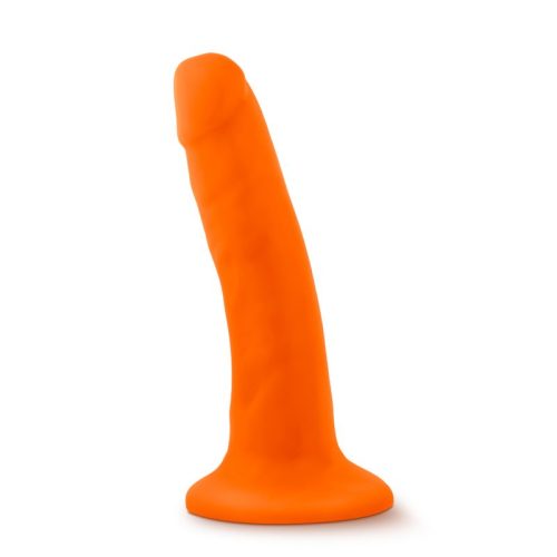 Neo Dual Density Cock 6in Neon Orange - Image 4