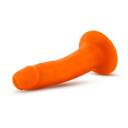Neo Dual Density Cock 6in Neon Orange - Image 5
