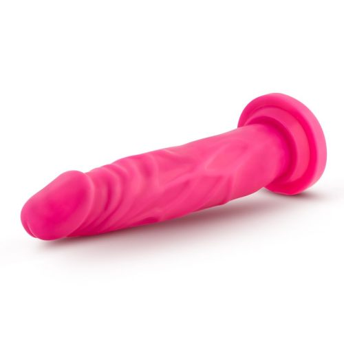 Neo Dual Density Cock 7.5in Neon Pink - Image 6