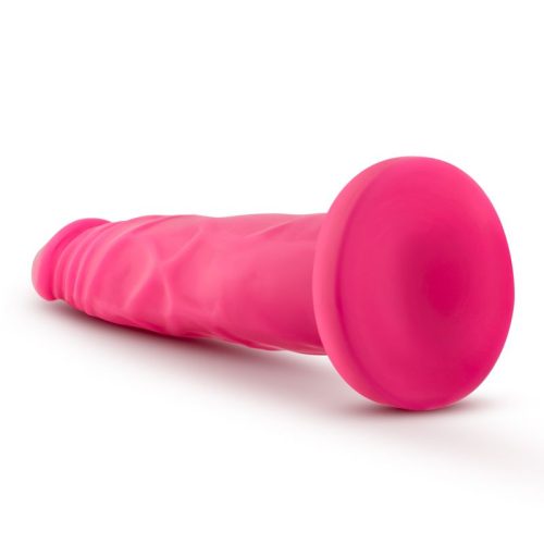 Neo Dual Density Cock 7.5in Neon Pink - Image 7