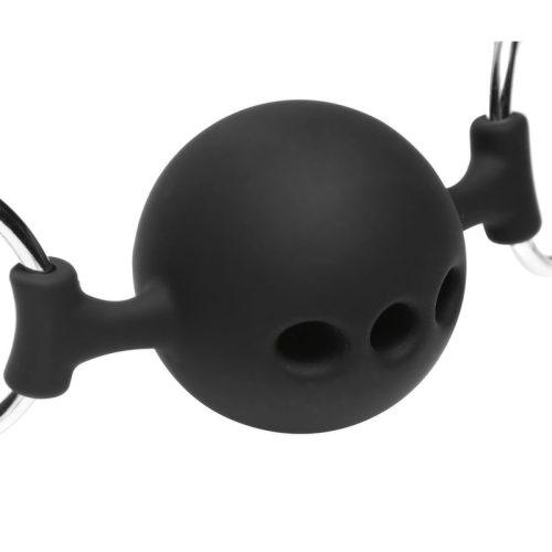 Hinder Breathable Silicone Ball Gag With Nipple Clamps - Image 6