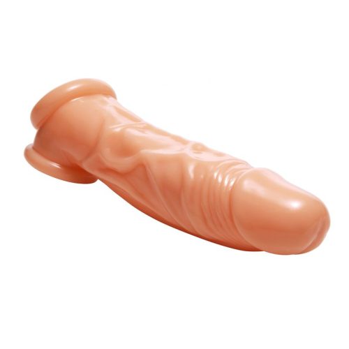 Realistic Flesh Penis Enhancer and Ball Stretcher - Image 3