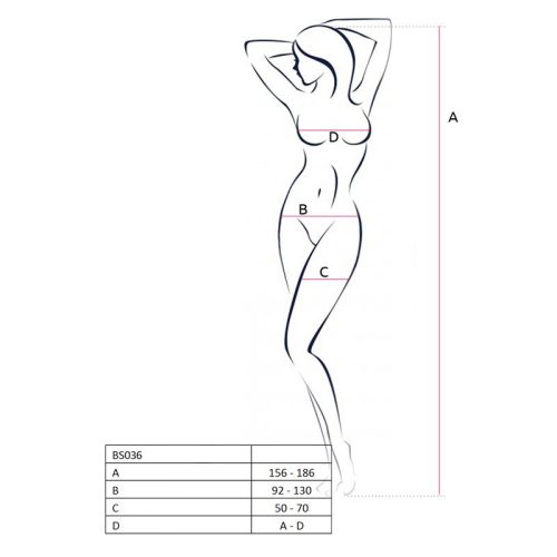 Bodysuit BS036 White - Image 4