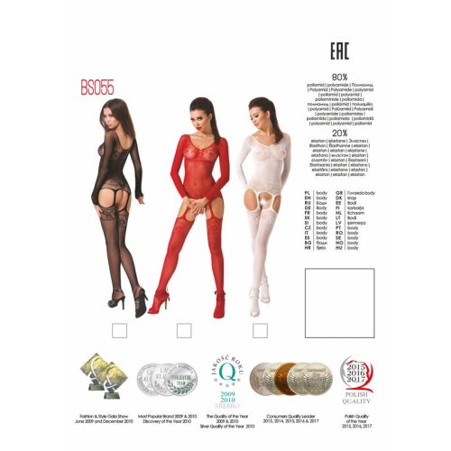 Bodystocking BS055 White - Image 3