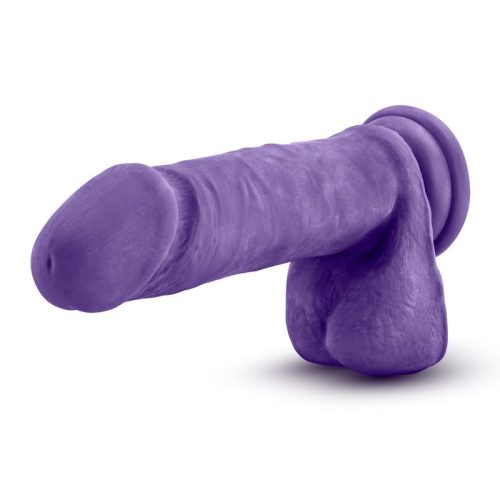 Au Naturel Bold Hero 8in Dildo Purple - Image 6