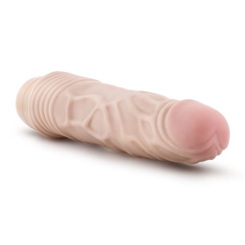 Dr Skin Cock Vibe 2 9in Vibrating Cock Beige - Image 4