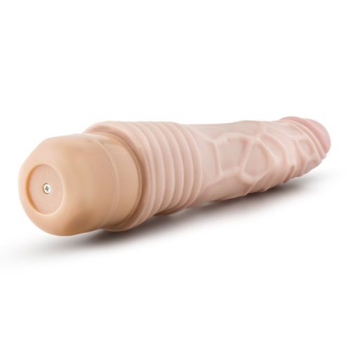 Dr Skin Cock Vibe 2 9in Vibrating Cock Beige - Image 6