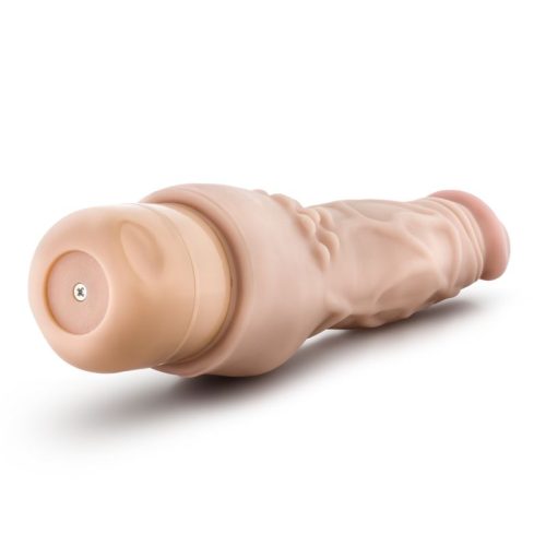Dr Skin Cock Vibe 4 8in Vibrating Cock Beige - Image 7